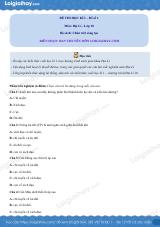 Đề thi học kì 1 Địa lí 10 Chân trời sáng tạo - Đề số 1